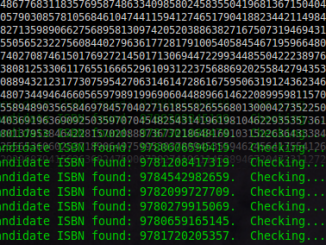 ISBN nummers zoeken in Pi