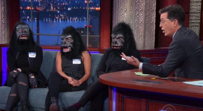 Guerrilla Girls @ Stephen Colbert