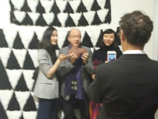 Jerry Saltz at Independent Artfair, NYC