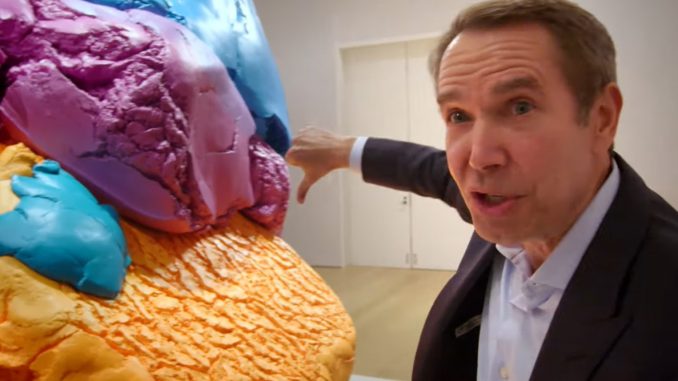 Jeff Koons over Play-Doh