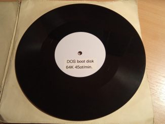 DOS vanaf een harde schijf vinyl